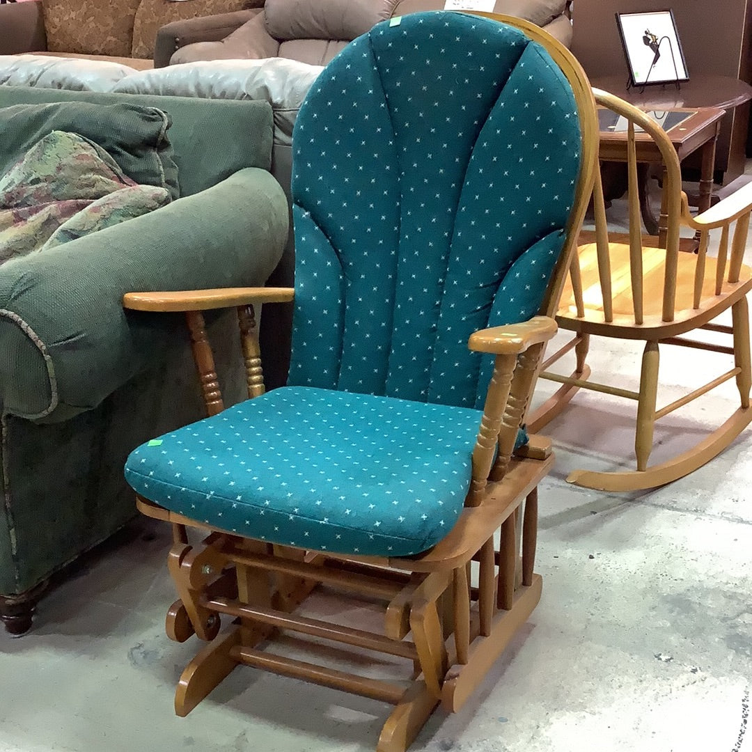 Mcm Spring Rocker MCM Green Rocker – Habitat for Humanity Greater Ottawa ReStore