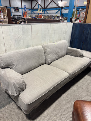 Stocksund Grey Couch and Ottoman