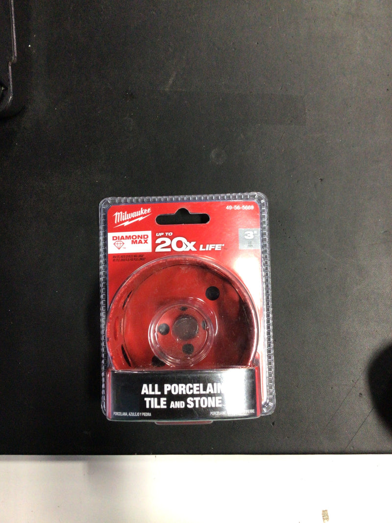 Milwaukee 3” Diamond Max Hole Saw