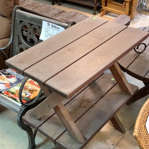 Outdoor Wooden Side Table