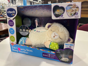 VTech 3-in-1- Starry Skies Sheep Soother Cry-Activated Projector