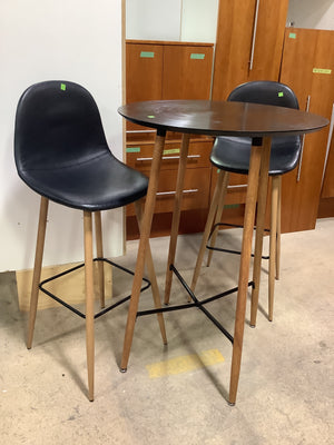 Round Bistro Table with Chairs
