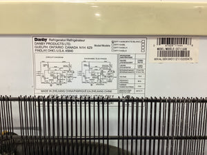 White Danby Refrigerator