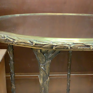 Mirror Top Side Table