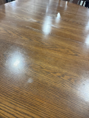 Colonial Revival Style Dining Table with Five Chairs