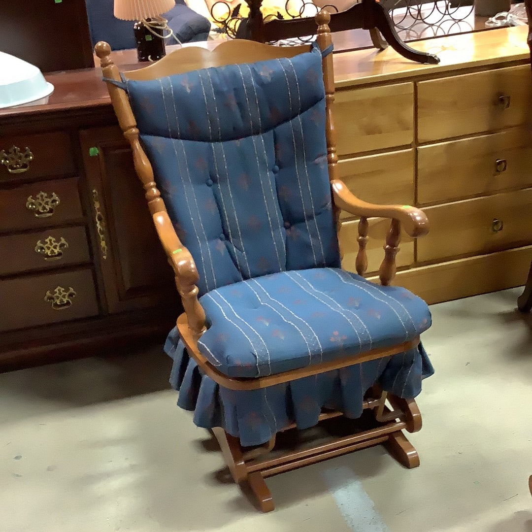 Gliding Blue Rocking Chair – Habitat for Humanity Greater Ottawa ReStore