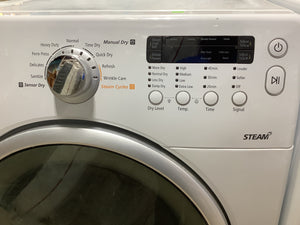 White Samsung Dryer