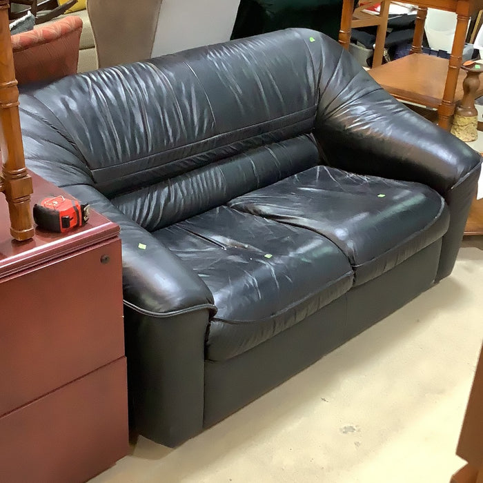 Leather Love Seat