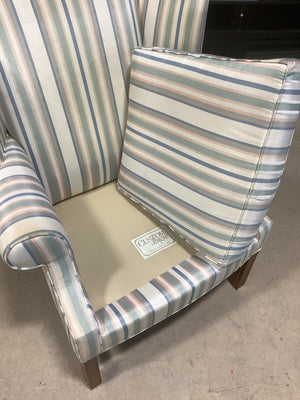 Pastel Pinstripe Armchair