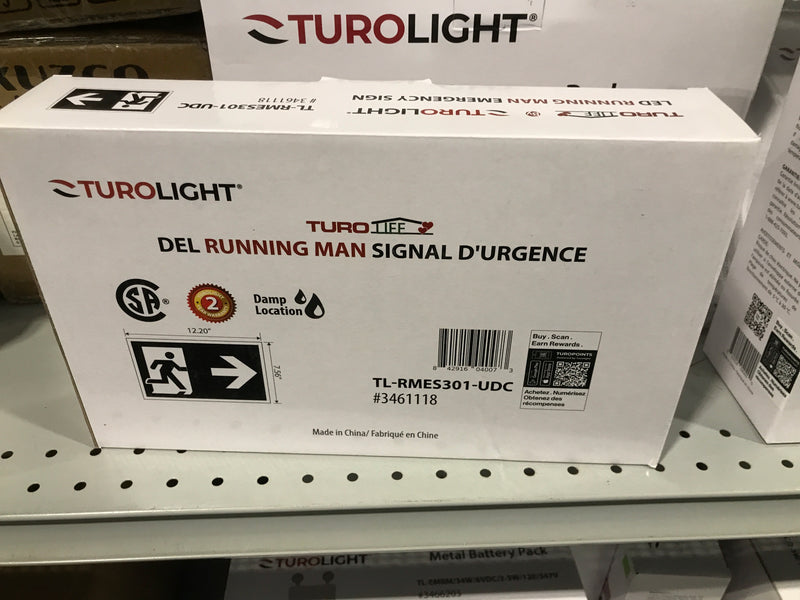 Turolight LED Running Man Emergency Sign