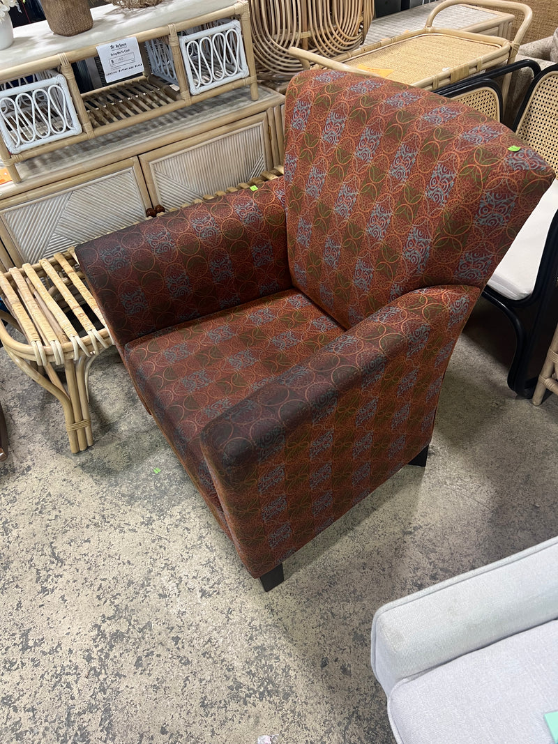Patterned Arm Chair