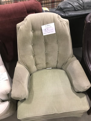 Green Swivel Arm Chair