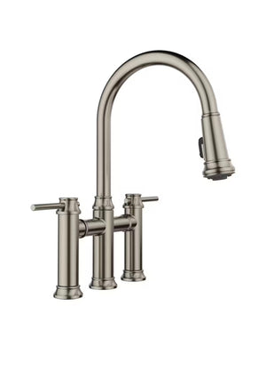 Blanco Empressa Pull-Down Bridge Kitchen Faucet