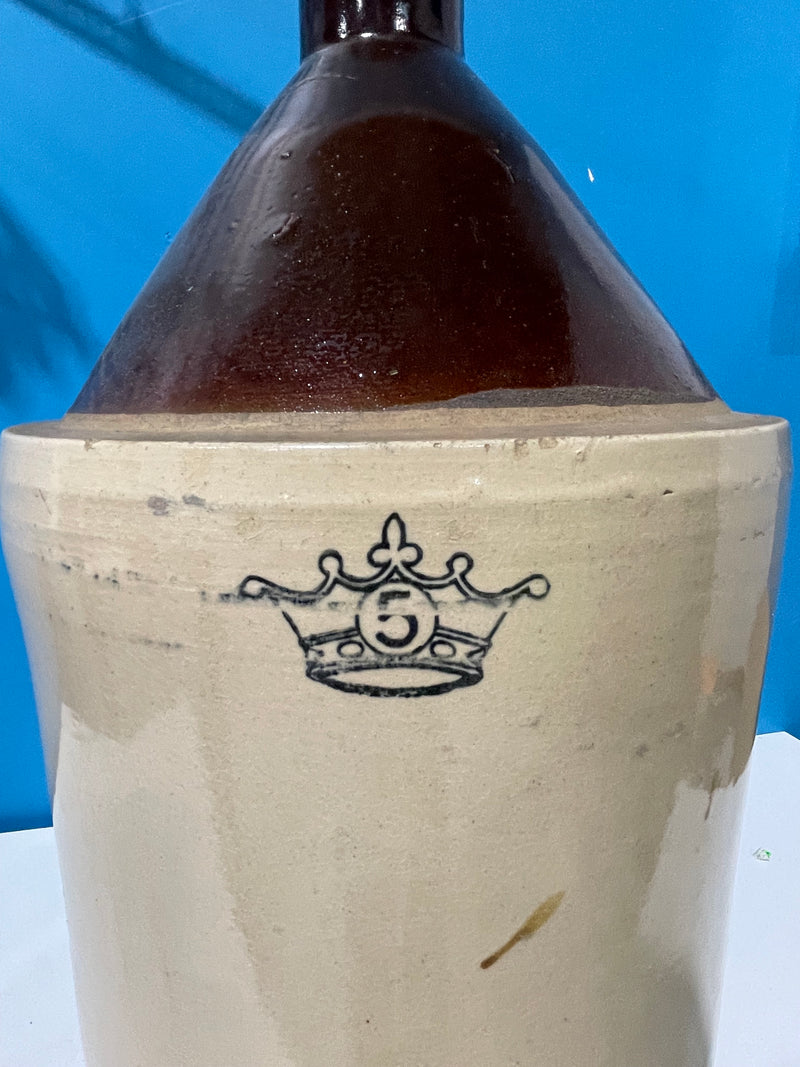 Vintage Two-toned Stoneware Jug