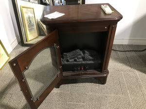 Twin Star Wooden Electric Fire Place