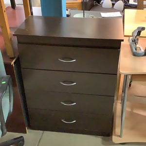 4 Drawer Black Dresser