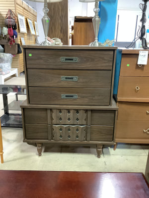 Modern Black Walnut Dresser