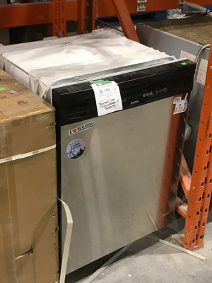 Stainless Steel Dishwasher With Stickers