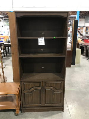 Brow Office Cabinet With Shelving Space & Underneath Storage