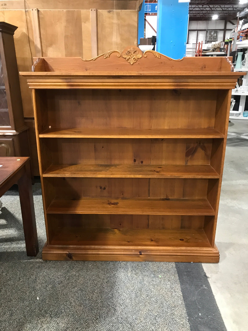 Decorative Pine Wood Book Case