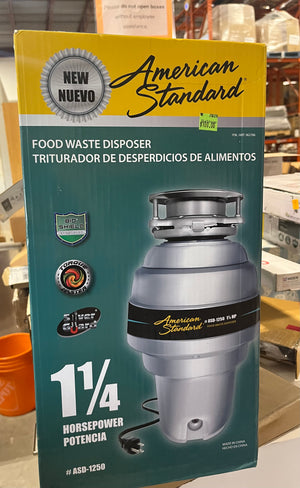 American Standard Slim Line 1.25HP Food Waste Disposer