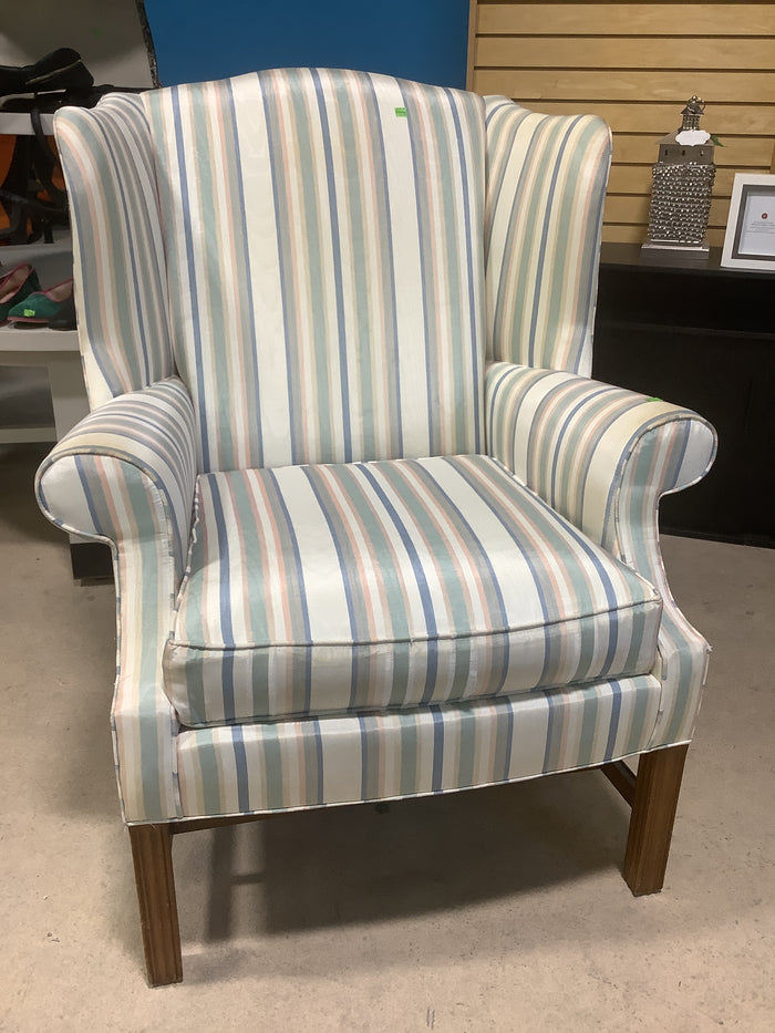 Pastel Pinstripe Armchair