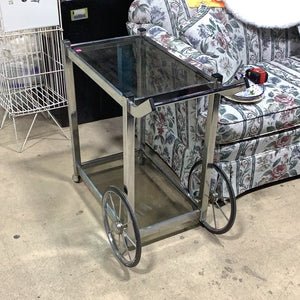 Glass Serving Cart