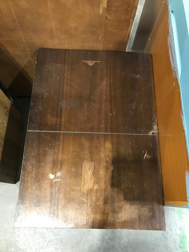 Wood Chest /  Side Table With Carvings