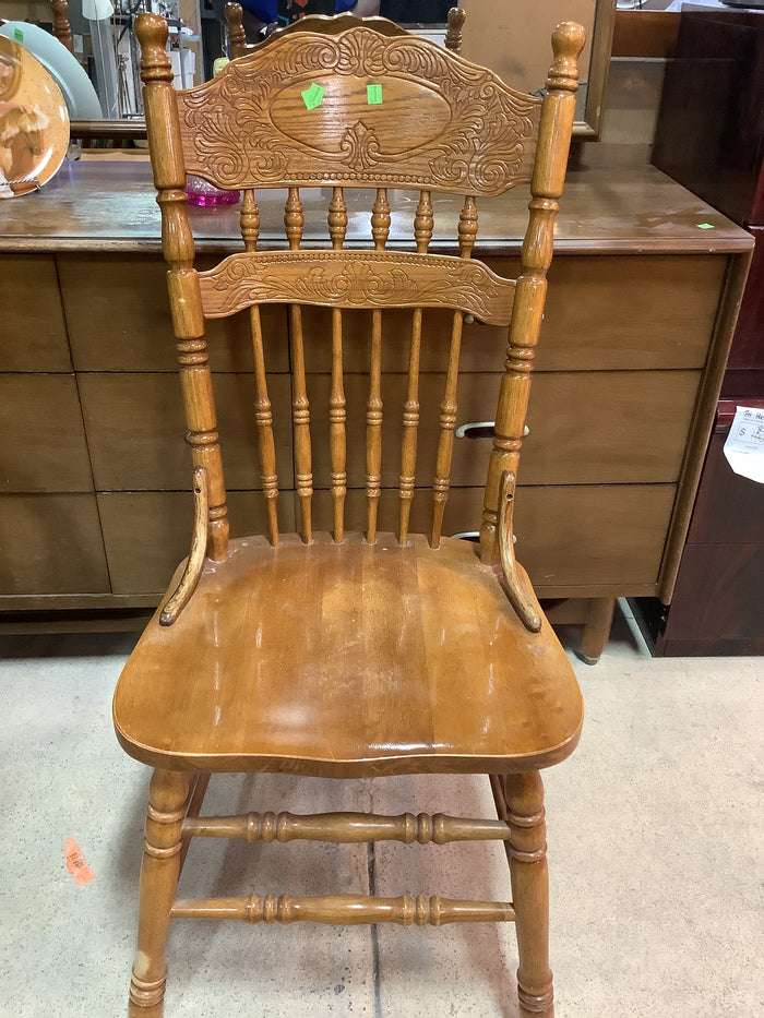 Craved Wooden Chairs