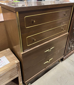 Brass Accented Dresser