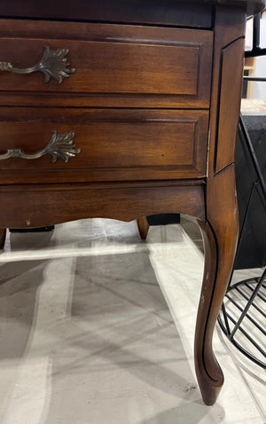 French Provincial Style Side Table with Drawer