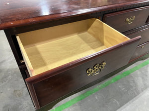 Glossy Brown Long Dresser