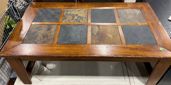 Wood Table with Tiles
