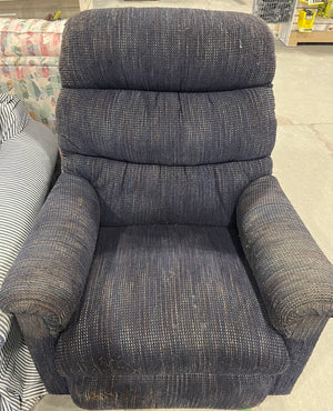 Dark Blue Recliner Chair