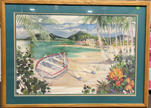 Beachside Island Painting