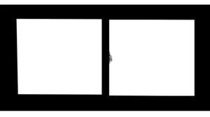 32” x 16” Double Sliding Black/White Window with Vertex3 Technology