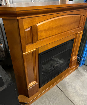 Golden Oak Fireplace