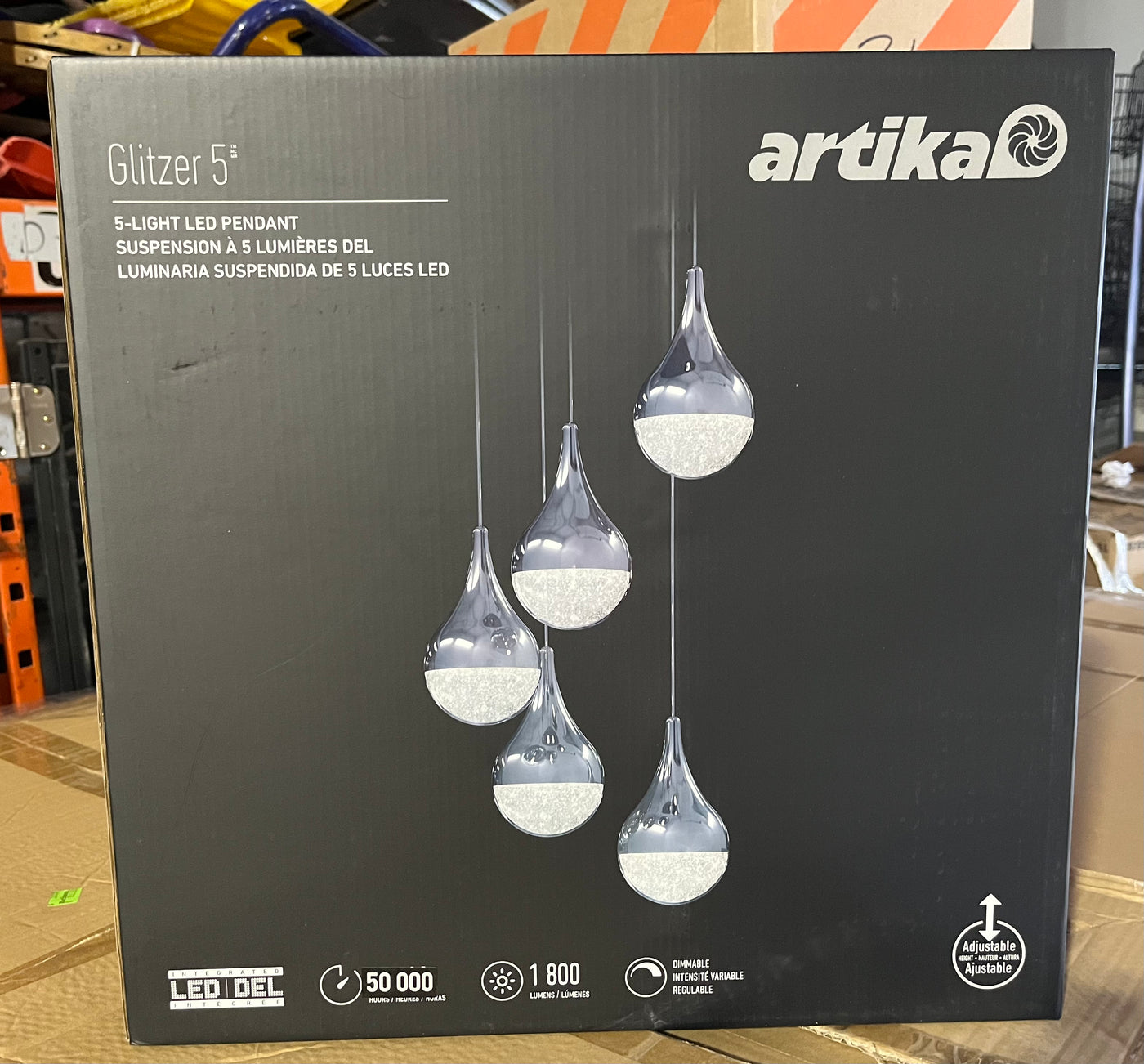 Glitzer 5 LED Integrated Pendant Habitat for Humanity Greater