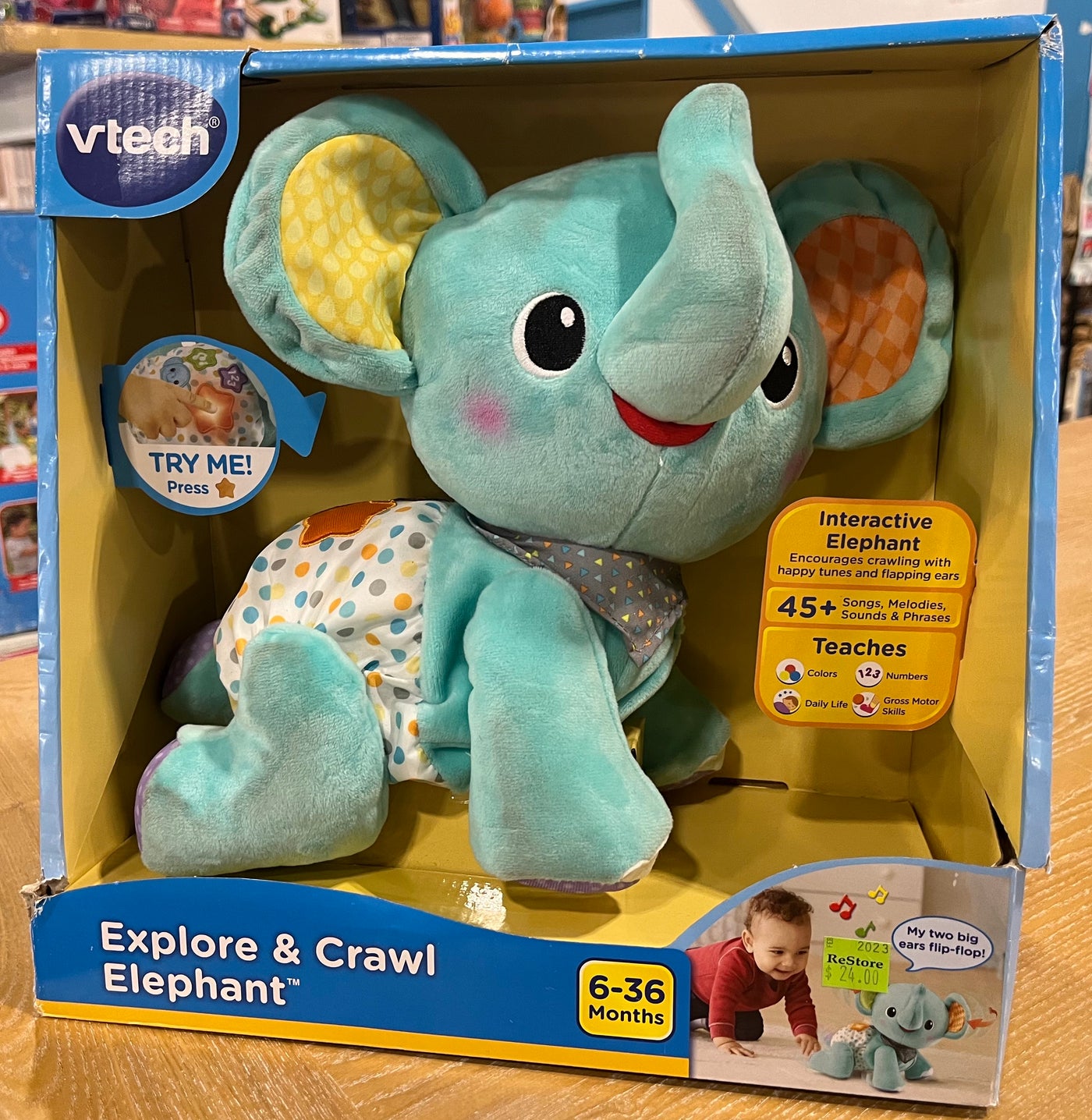 Vtech explore best sale and crawl