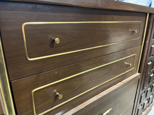 Brass Accented Dresser