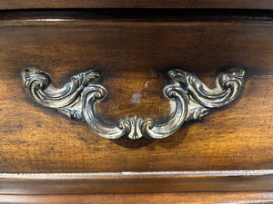 Antique Style Dresser w/ Ornate Details and Mirror