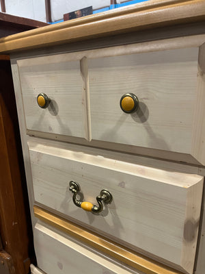 Brown Topped Extended Dresser