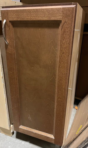 Tan Wood Lower Single Cabinet