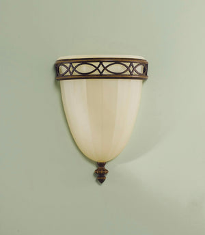 Sea Gull Lighting Drawing Room One Light ADA Wall Sconce Vanity Style Fixture Walnut