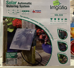 Solar Automatic Watering System for Water Barrels (24 Irrigation Units)