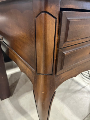 French Provincial Style Side Table with Drawer