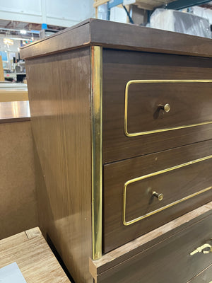 Brass Accented Dresser