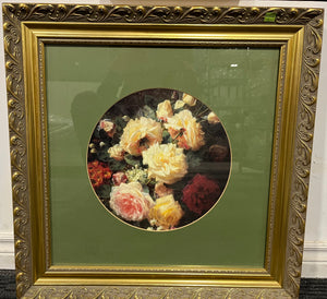Flower Art with Beautiful Floral Frame