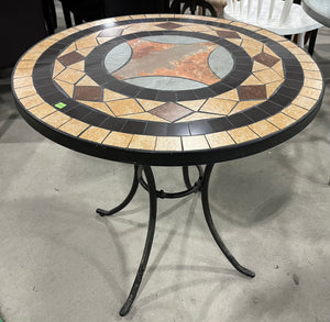 Outdoor Mosaic Round Table