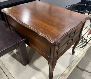 French Provincial Style Side Table with Drawer